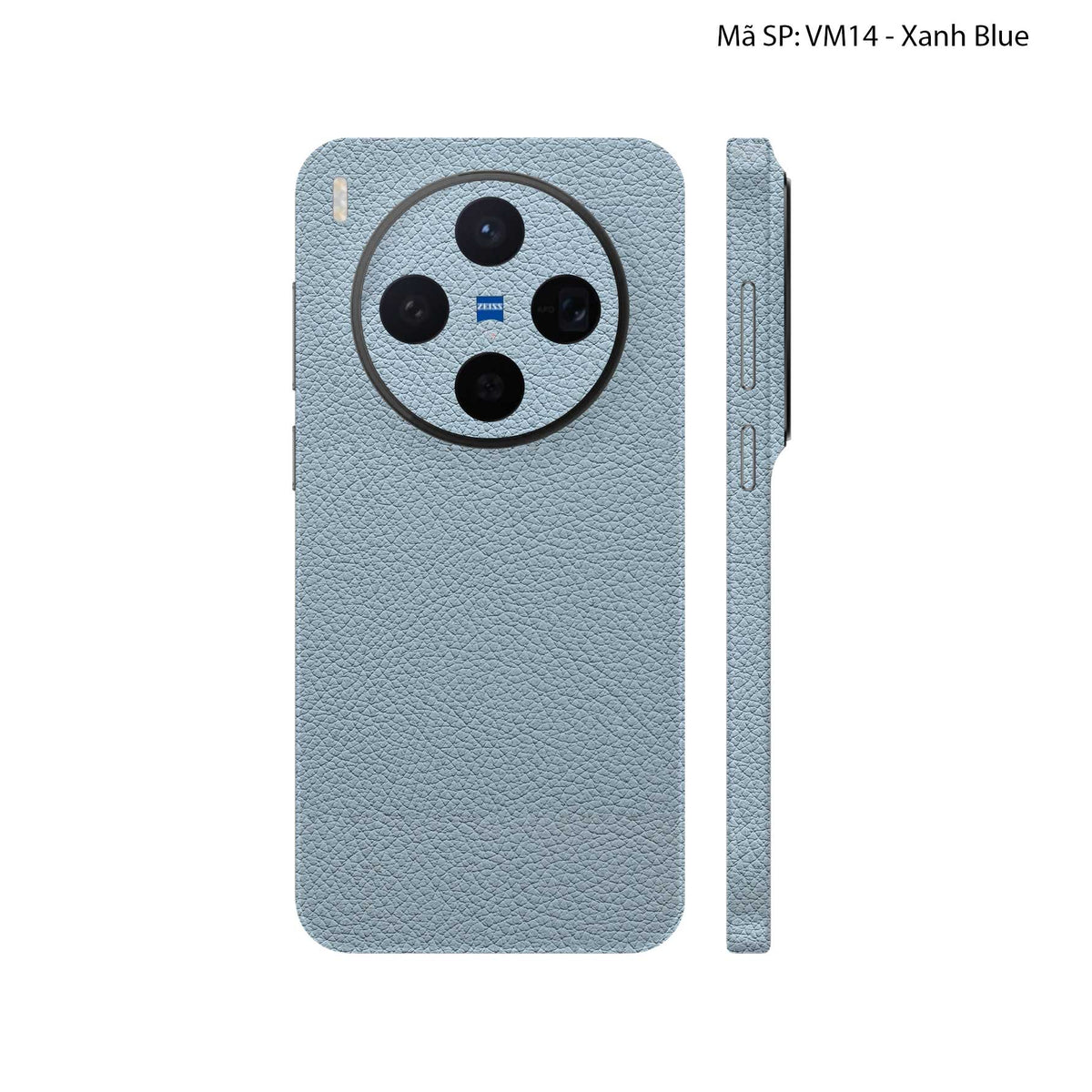 Miếng Dán Da Vivo X300 Series Vân Mil Xanh Blue | VM14