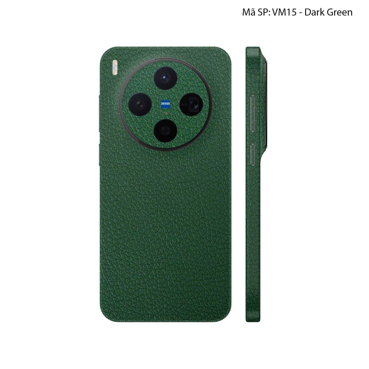 Miếng Dán Da Vivo X300 Series Vân Mil Xanh Đậm | VM15