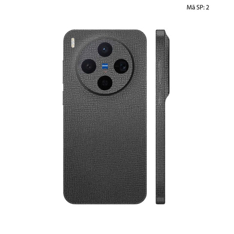 Miếng Dán Da Vivo X300 | Pro | Ultra Vân Voi Đen 02