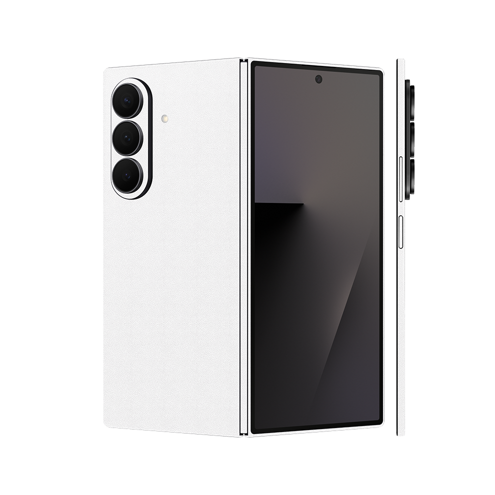 Miếng Dán Da Samsung Z Fold 7 Vân Aran Trắng