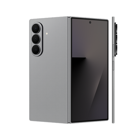 Miếng Dán Da Samsung Z Fold 7 Vân Aran Xám