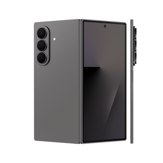 Miếng Dán Da Samsung Z Fold 7 Vân Fabic Xám