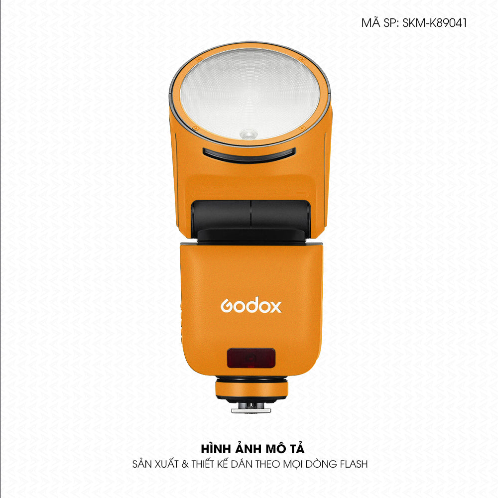 Dán Skin Đèn Flash Đổi Màu Cam | SKM-K89041