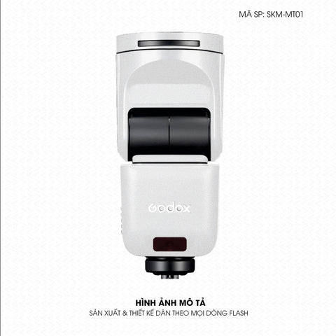 Dán Skin Đèn Flash Đổi Màu Trắng | SKM-MT01
