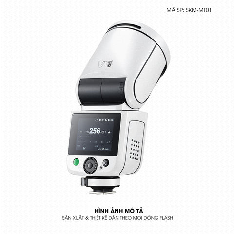 Dán Skin Đèn Flash Đổi Màu Trắng | SKM-MT01