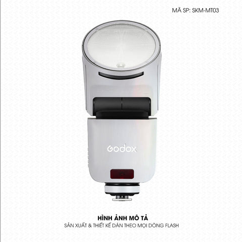 Dán Skin Đèn Flash Đổi Màu Trắng Ngọc Trai | SKM-MT03