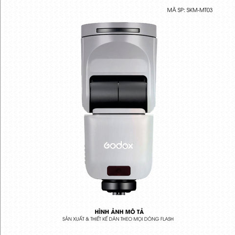 Dán Skin Đèn Flash Đổi Màu Trắng Ngọc Trai | SKM-MT03