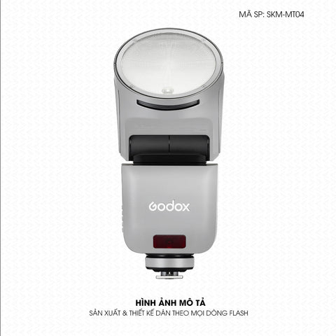 Dán Skin Đèn Flash Đổi Màu Bạc | SKM-MT04