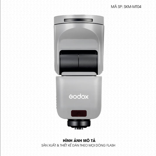 Dán Skin Đèn Flash Đổi Màu Bạc | SKM-MT04