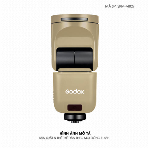 Dán Skin Đèn Flash Đổi Màu Vàng Sampanh | SKM-MT05