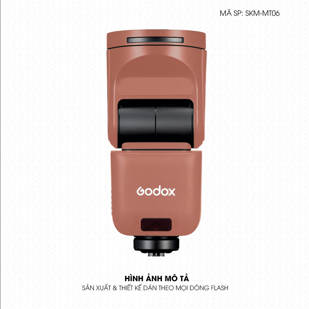 Dán Skin Đèn Flash Đổi Màu Vàng Hồng | SKM-MT06