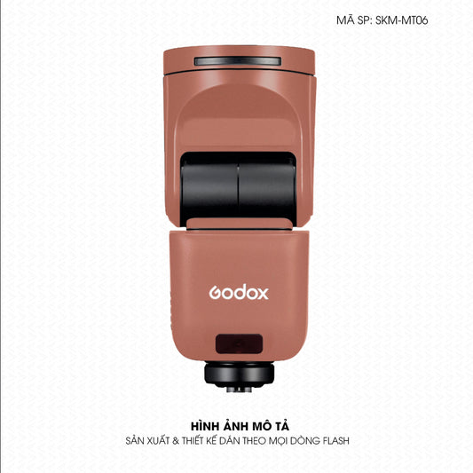 Dán Skin Đèn Flash Đổi Màu Vàng Hồng | SKM-MT06