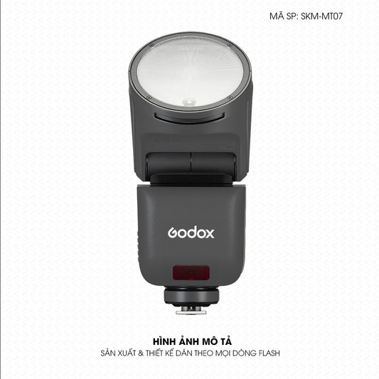 Dán Skin Đèn Flash Đổi Màu Xám Metallic | SKM-MT07