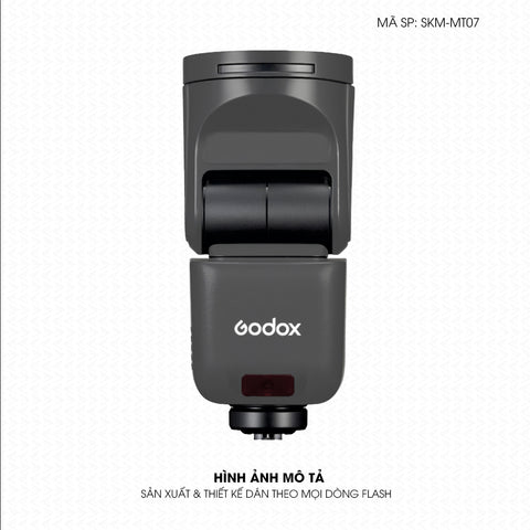 Dán Skin Đèn Flash Đổi Màu Xám Metallic | SKM-MT07