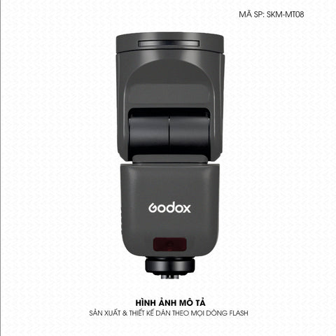 Dán Skin Đèn Flash Đổi Màu Xám Xi | SKM-MT08
