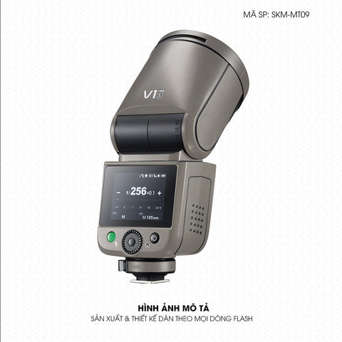 Dán Skin Đèn Flash Đổi Màu Titanium | SKM-MT09