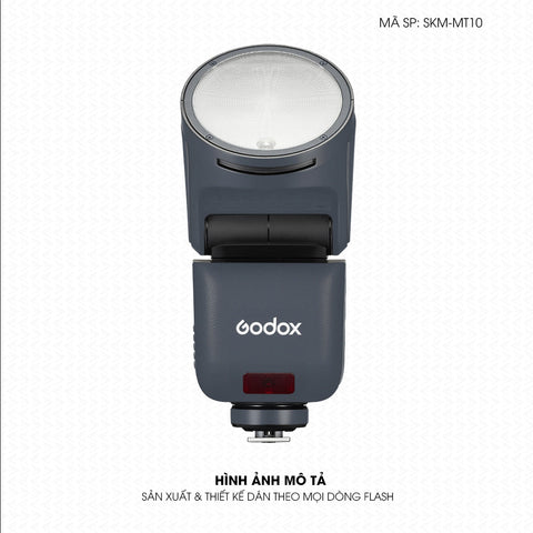 Dán Skin Đèn Flash Đổi Màu Xanh Xám | SKM-MT10