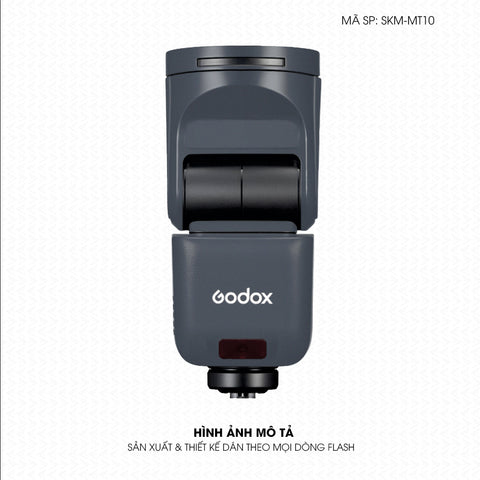 Dán Skin Đèn Flash Đổi Màu Xanh Xám | SKM-MT10