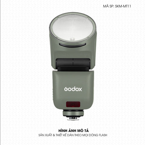 Dán Skin Đèn Flash Đổi Màu Xanh Rêu Xám | SKM-MT11