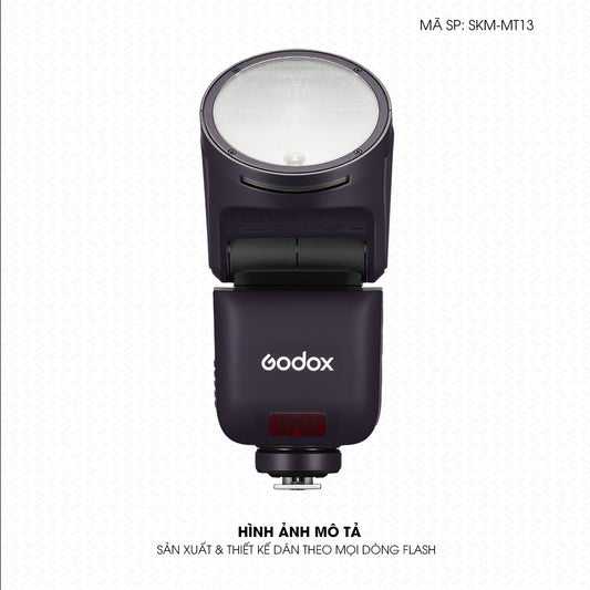 Dán Skin Đèn Flash Đổi Màu Tím Metallic | SKM-MT13