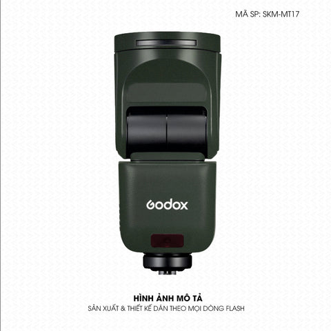 Dán Skin Đèn Flash Đổi Màu Xanh Rêu | SKM-MT17