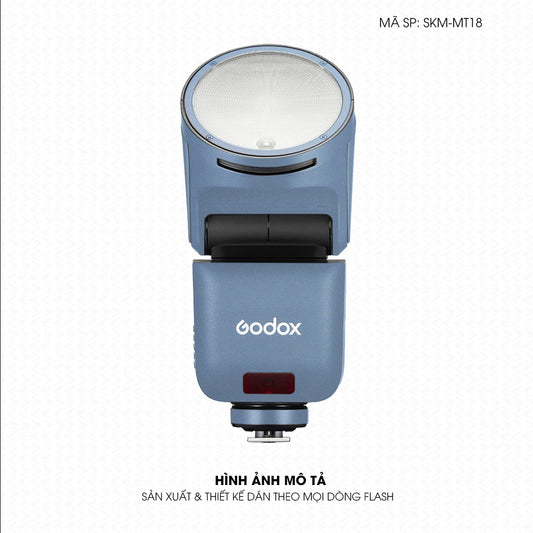 Dán Skin Đèn Flash Đổi Màu Xanh Sierra | SKM-MT18