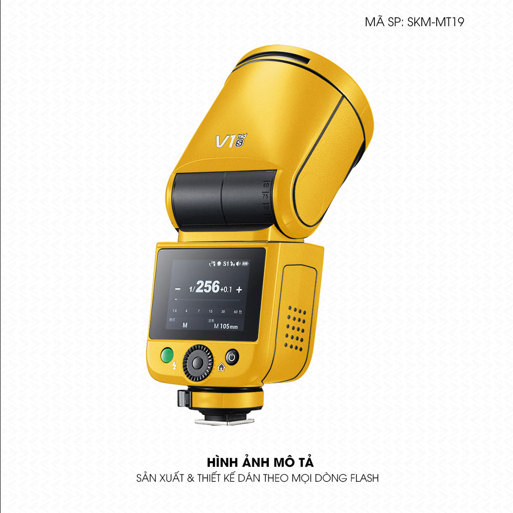 Dán Skin Đèn Flash Đổi Màu Vàng | SKM-MT19