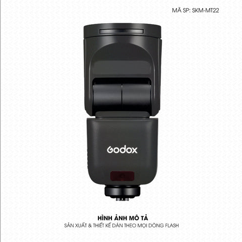 Dán Skin Đèn Flash Đổi Màu Đen Ánh Cầu Vồng | SKM-MT22