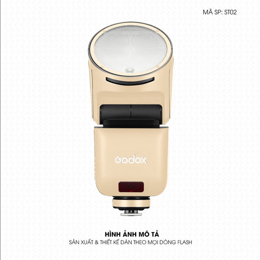 Dán Skin Đèn Flash Đổi Màu Khakhi Milan | ST02