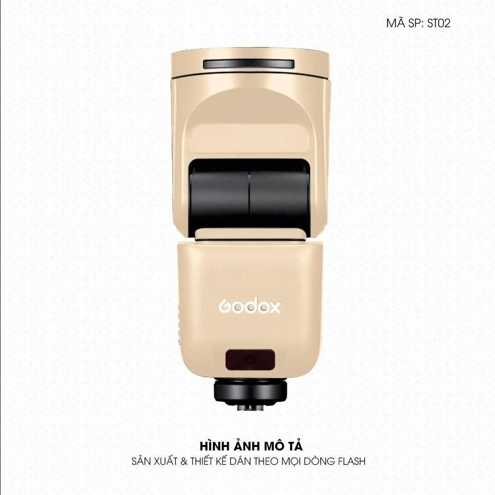 Dán Skin Đèn Flash Đổi Màu Khakhi Milan | ST02