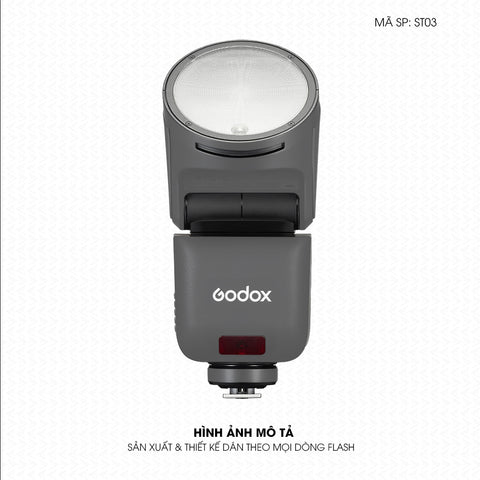Dán Skin Đèn Flash Đổi Màu Xám | ST03