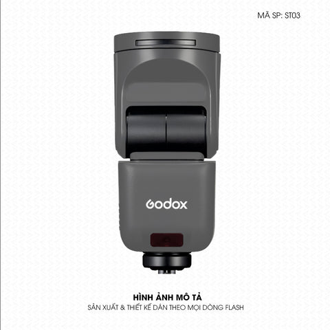Dán Skin Đèn Flash Đổi Màu Xám | ST03