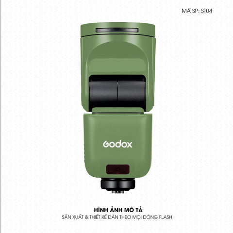 Dán Skin Đèn Flash Đổi Màu Xanh Lá Nhạt | ST04