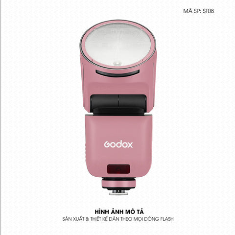 Dán Skin Đèn Flash Đổi Màu Hồng | ST08