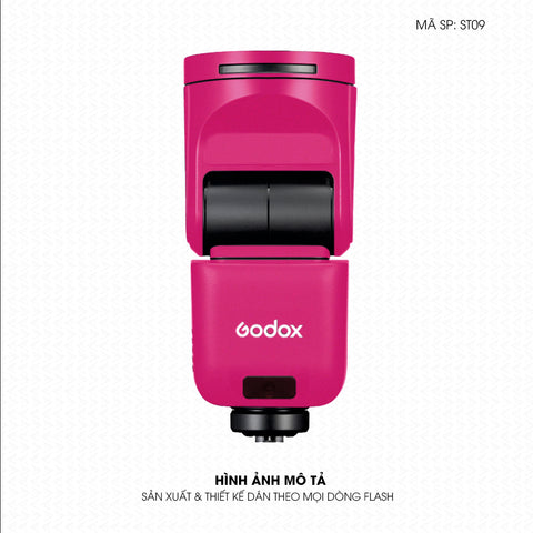 Dán Skin Đèn Flash Đổi Màu Hồng Đậm | ST09