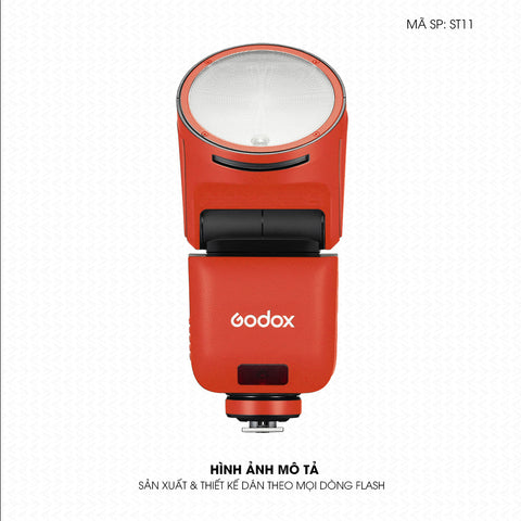 Dán Skin Đèn Flash Đổi Màu Cam Gạch | ST10