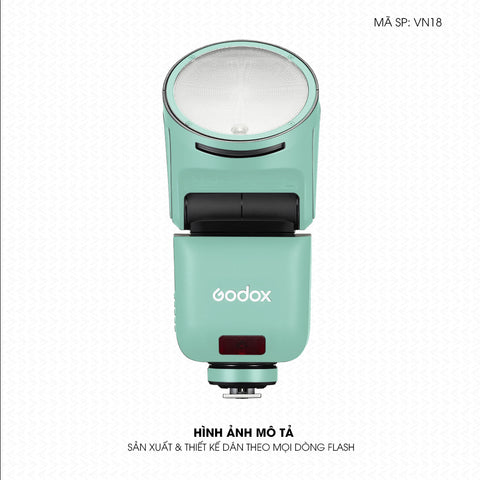 Dán Skin Đèn Flash Đổi Màu Xanh Mint | VN18