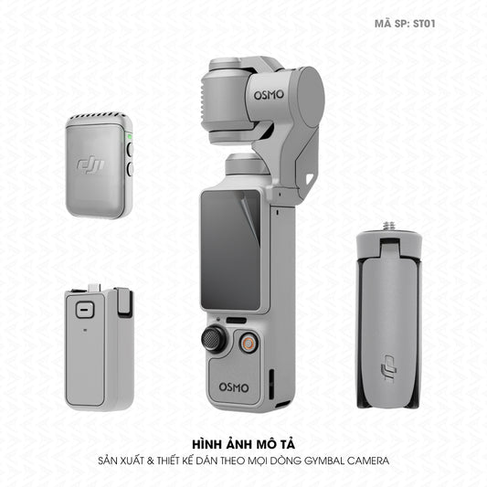 Dán Skin Gimbal Camera Đổi Màu Xám Bạc | ST01