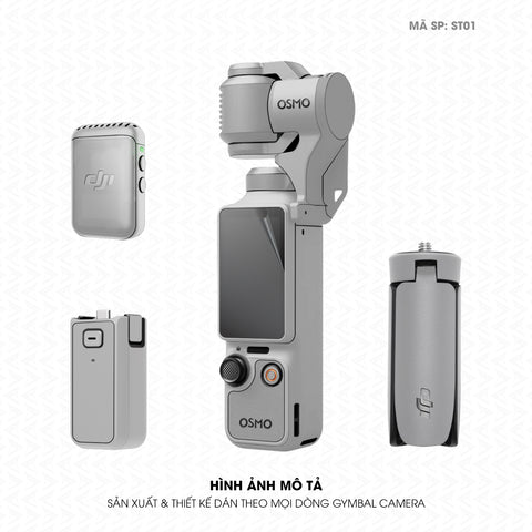 Dán Skin Gimbal Camera Đổi Màu Xám Bạc | ST01