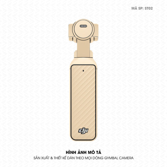 Dán Skin Gimbal Camera Đổi Màu Khakhi Milan | ST02