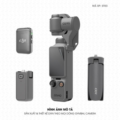 Dán Skin Gimbal Camera Đổi Màu Xám | ST03