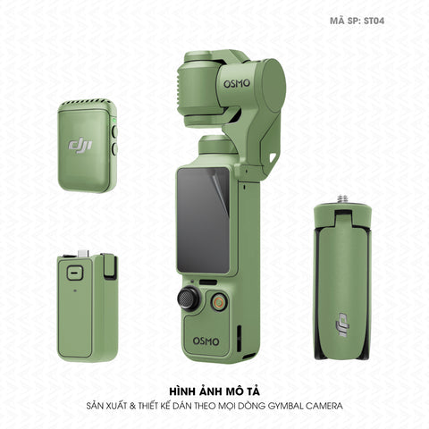 Dán Skin Gimbal Camera Đổi Màu Xanh Lá Nhạt | ST04