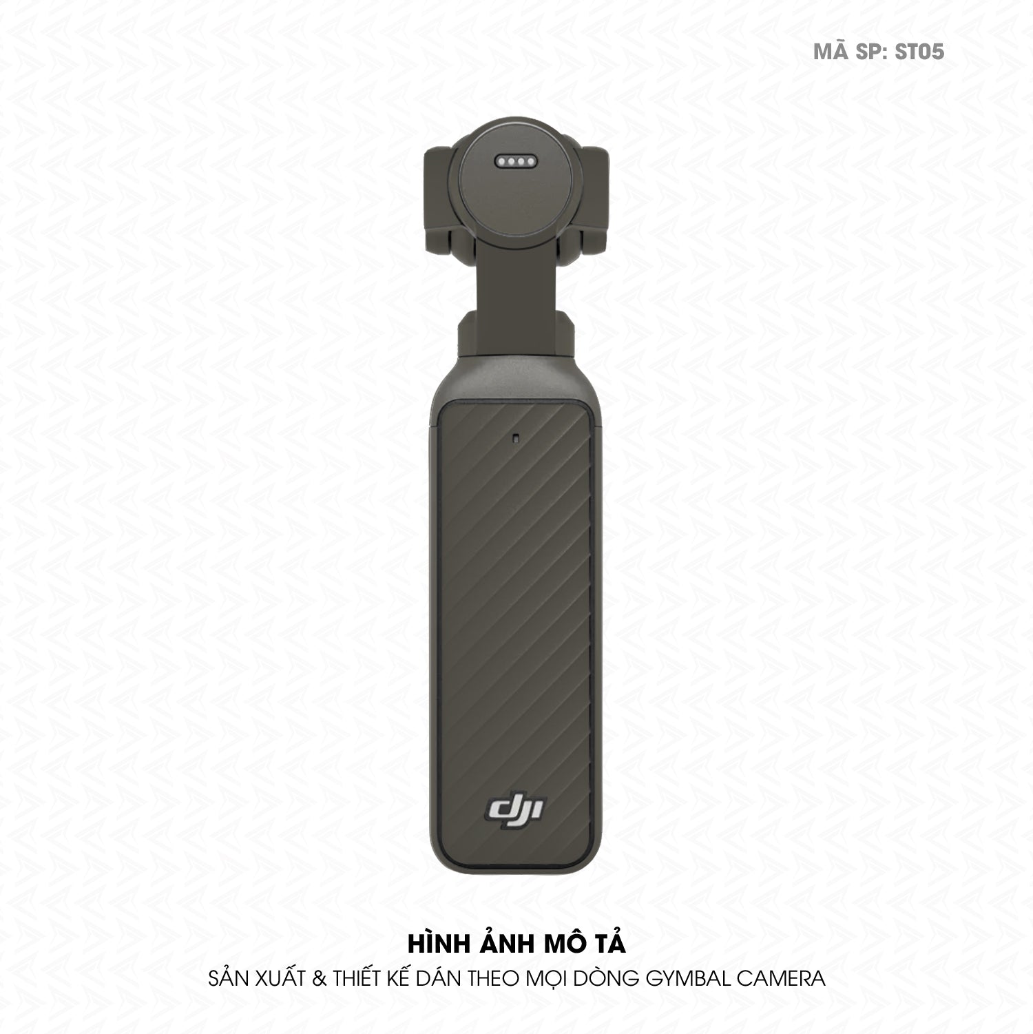 Dán Skin Gimbal Camera Đổi Màu Titan Xám | ST05