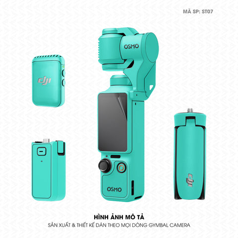 Dán Skin Gimbal Camera Đổi Màu Xanh Tiffany | ST07