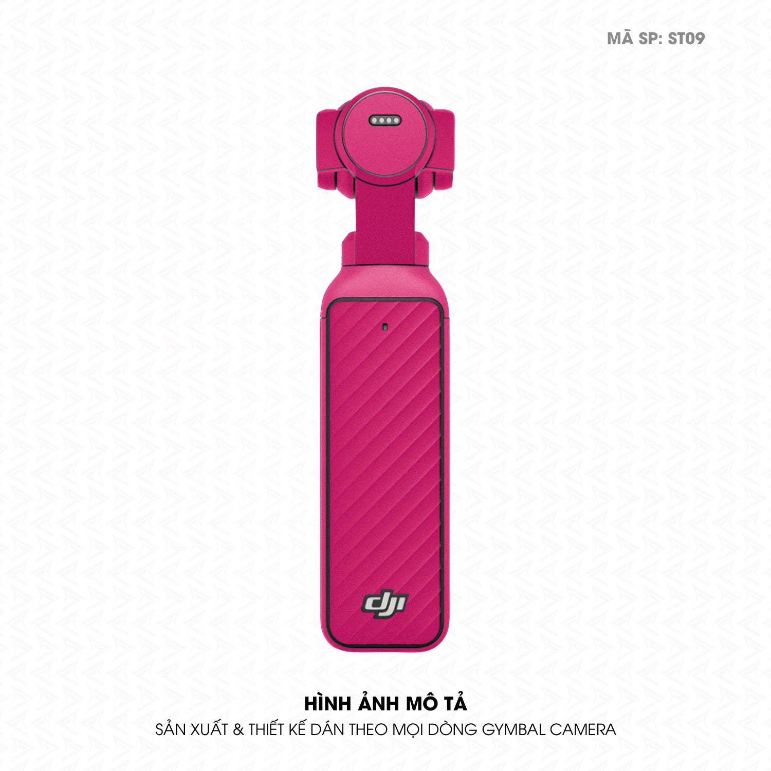 Dán Skin Gimbal Camera Đổi Màu Hồng Đậm | ST09