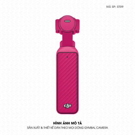 Dán Skin Gimbal Camera Đổi Màu Hồng Đậm | ST09