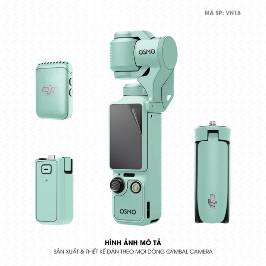 Dán Skin Gimbal Camera Đổi Màu Xanh Mint | VN18