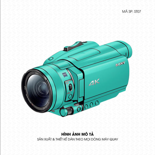 Dán Skin Máy Quay Phim Đổi Màu Xanh Tiffany | ST07