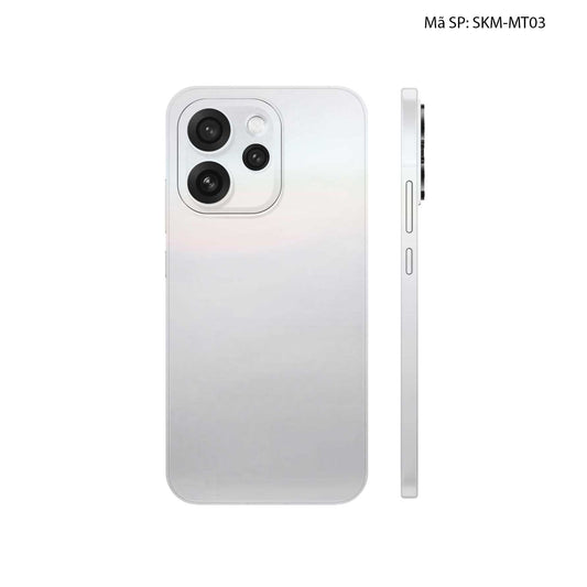 Dán Skin Oppo Reno15 Series Đổi Màu Trắng Ngọc Trai | SKM-MT03