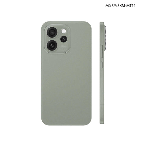 Dán Skin Oppo Reno15 Series Đổi Màu Xanh Rêu Xám | SKM-MT11